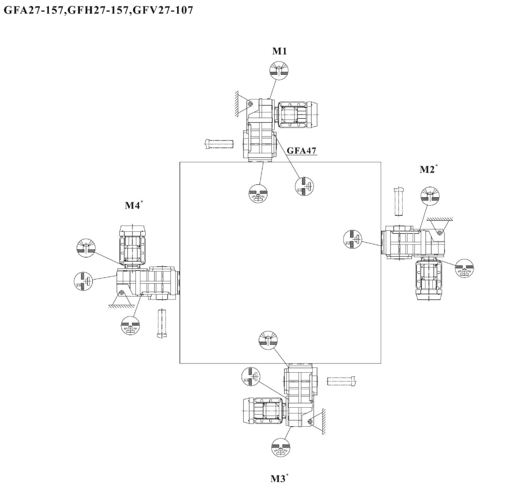 FA FH FV27-107 安裝方位圖