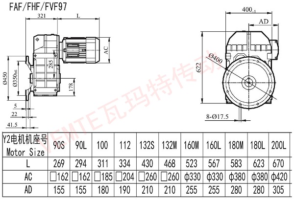 FAF FHF FVF97減速機(jī)圖紙